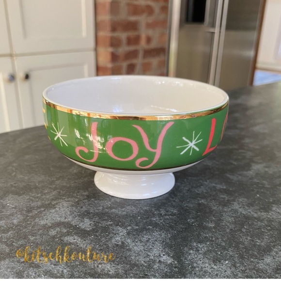 Anthro Danielle Kroll Making Spirits Bright Bowl - Picture 1 of 9